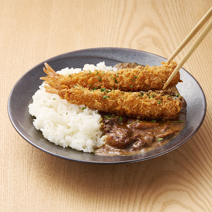 えびふりゃー和牛カレー