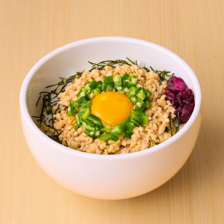 オクラ旨だしとりそぼろ丼