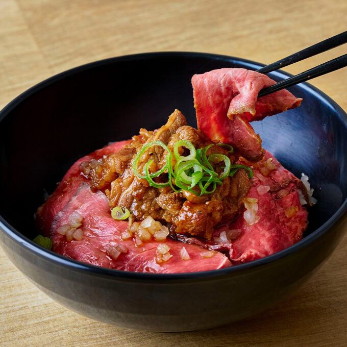 マッチョなローストビーフ丼