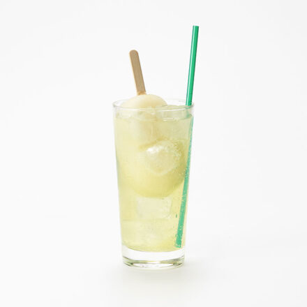 リンゴアイスinシャインマスカットサイダー