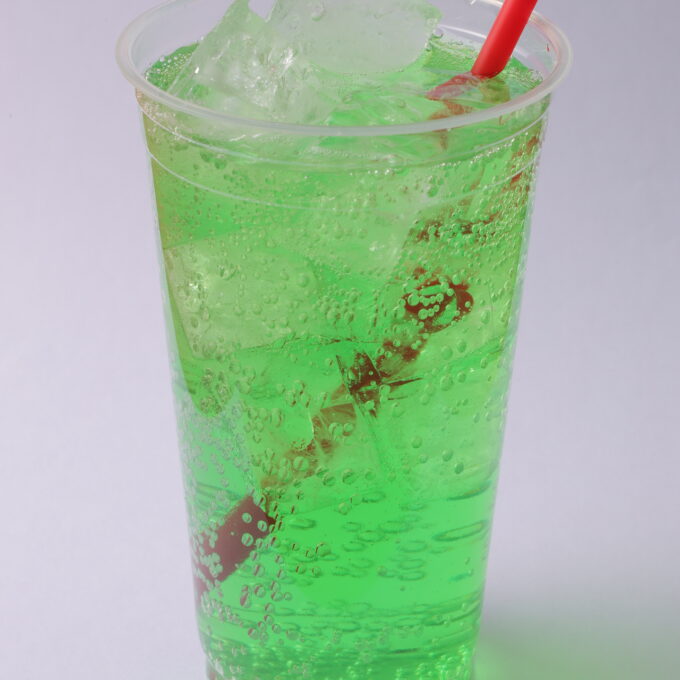 ビックリ、メロンソーダ！