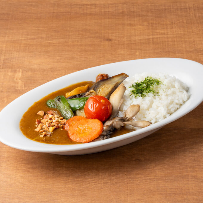 MUCHO菜園の野菜カレー