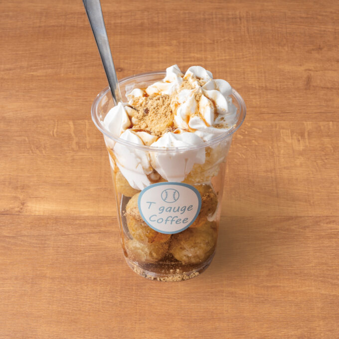 鳴門金時揚げたてドーナツパフェ